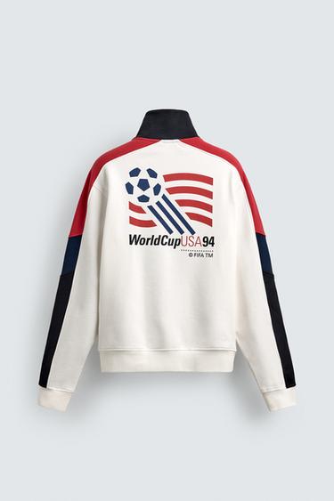 SWEAT COL ZIPPÉ USA 94 FIFA WORLD CUP™ FIFA CLASSICS - Blanc cassé de Zara - Image 7