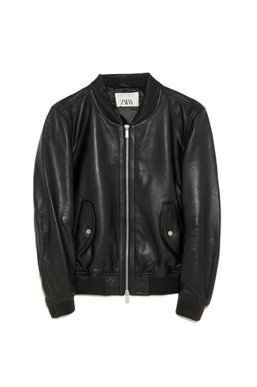 ΔΕΡΜΑΤΙΝΟ BOMBER ΤΖΑΚΕΤ