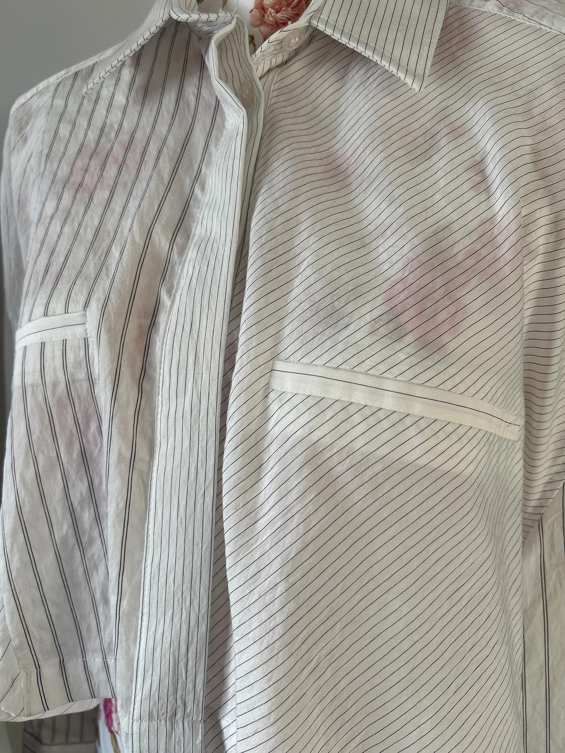CROPPED STRIPED SHIRT - Image 3