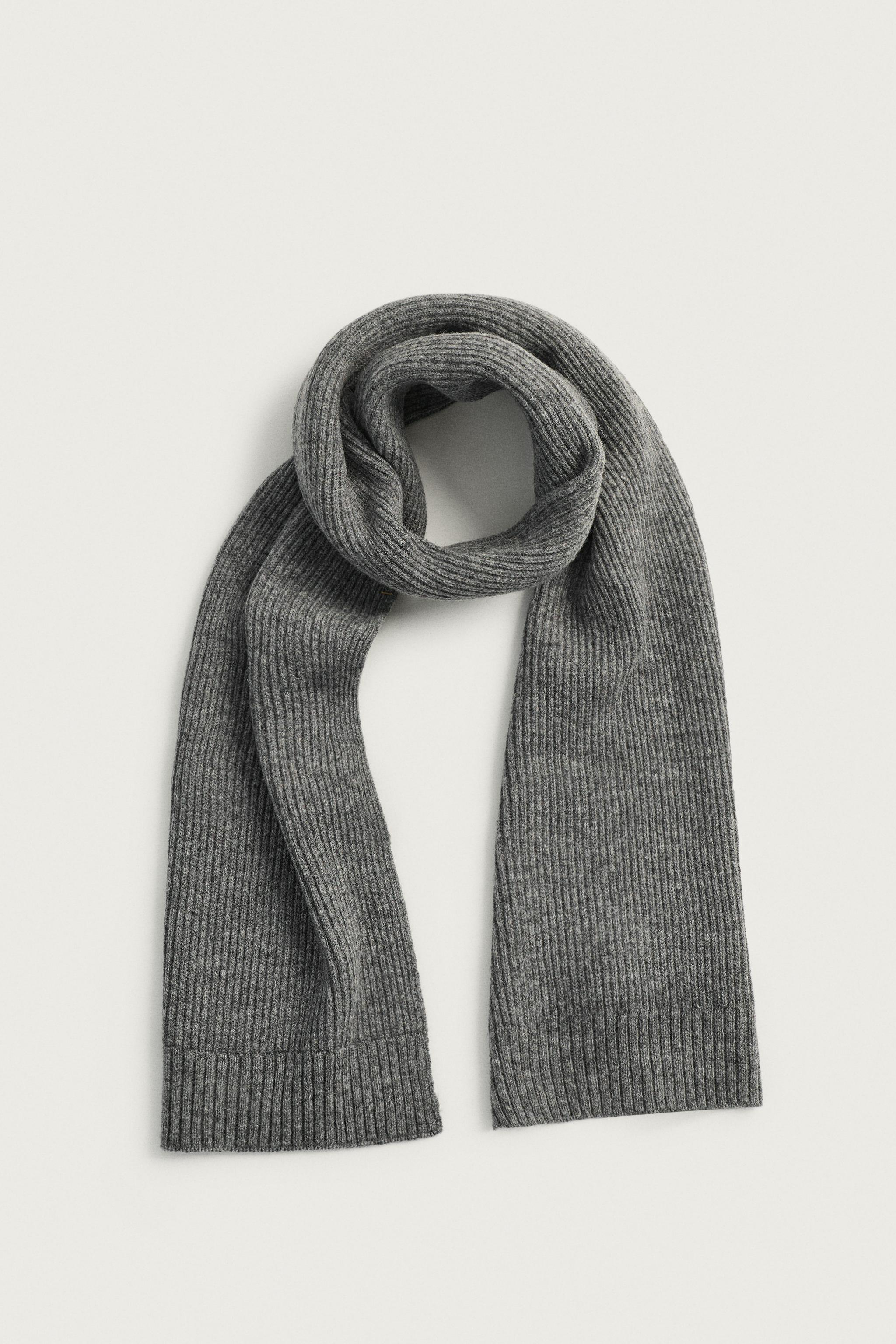 ÉCHARPE EN MAILLE 100 % LAINE
