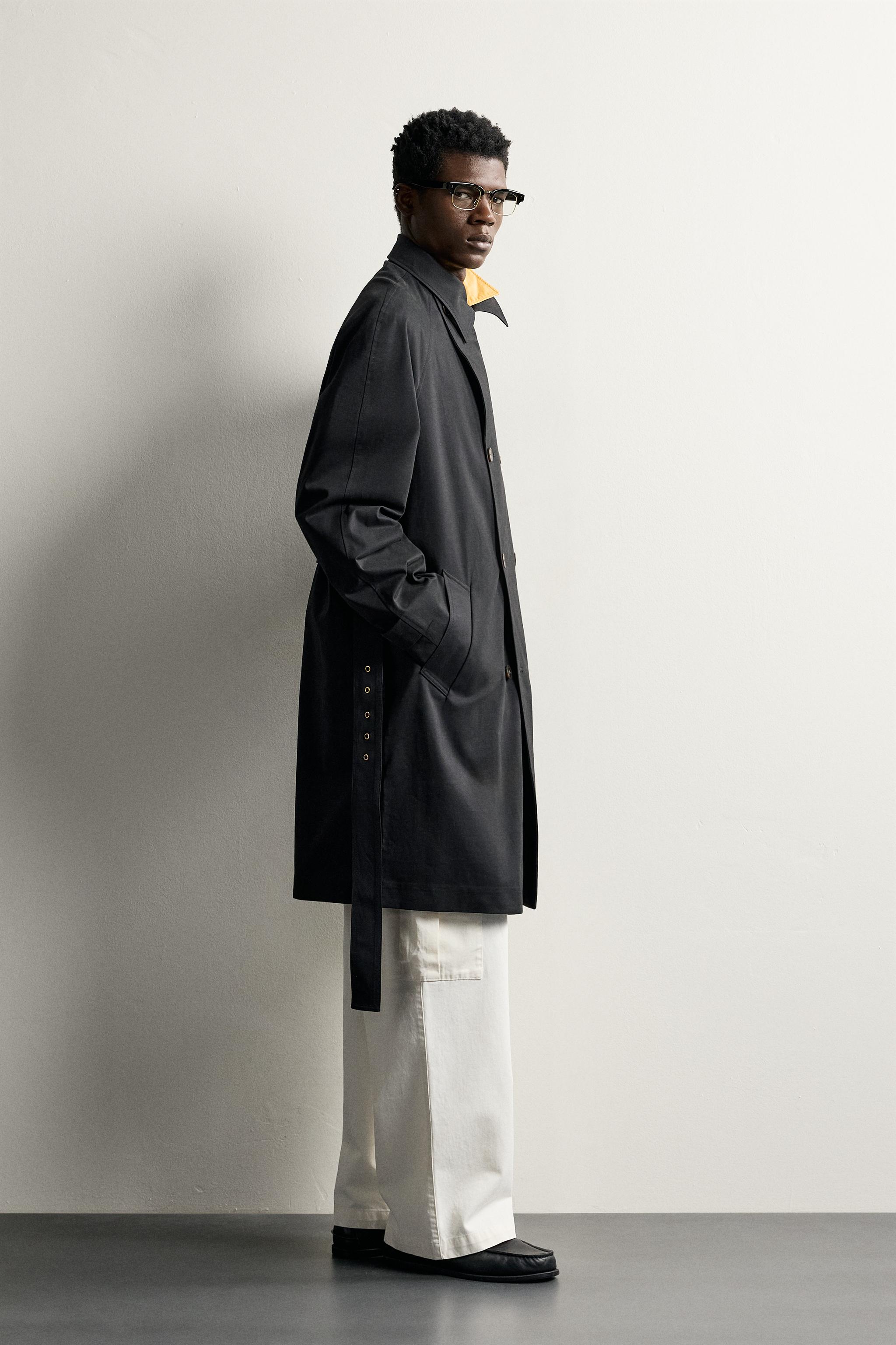 WATER-REPELLENT REGULAR FIT TRENCH COAT