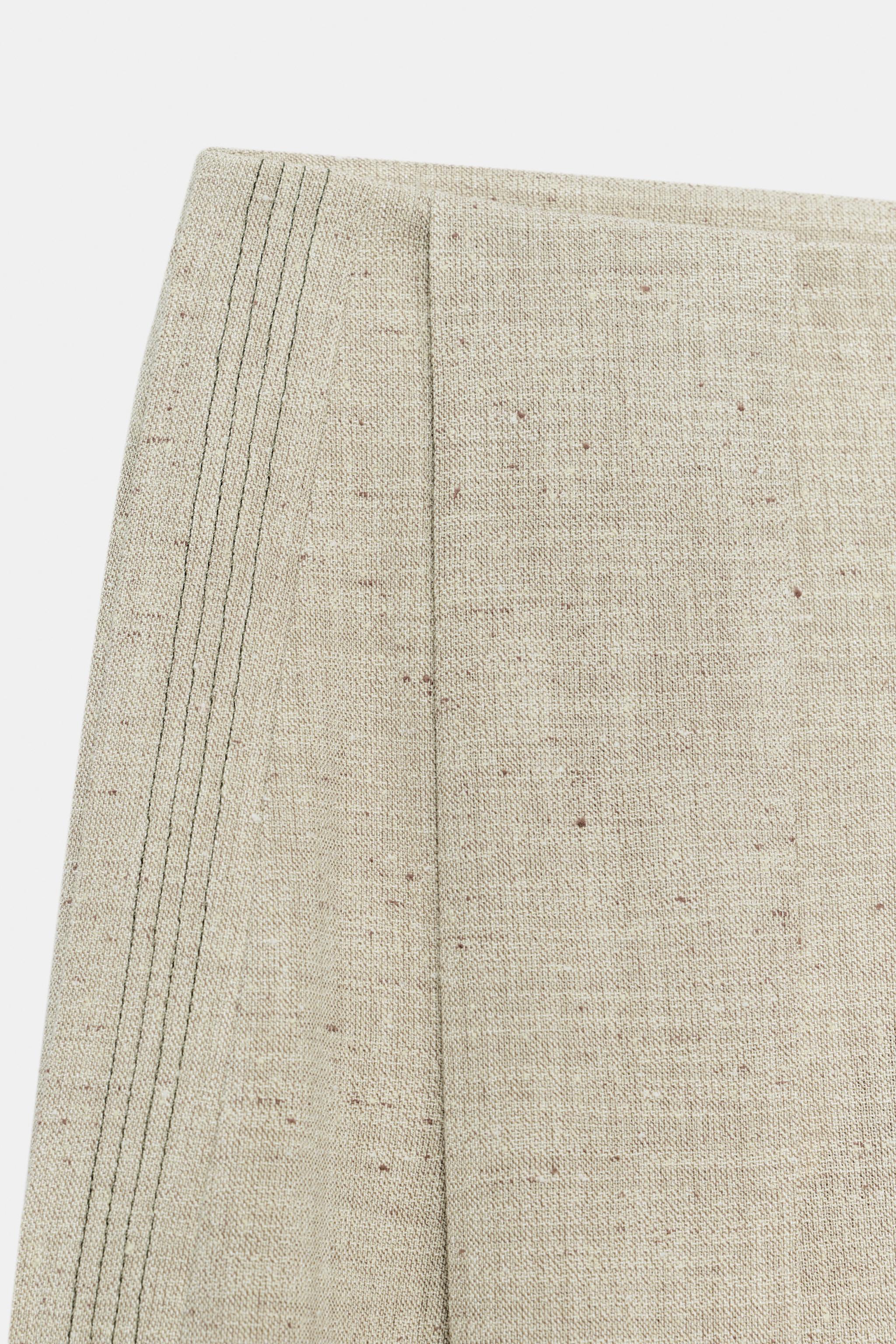 ZW COLLECTION TOPSTITCHED STRAIGHT LEG PANTS