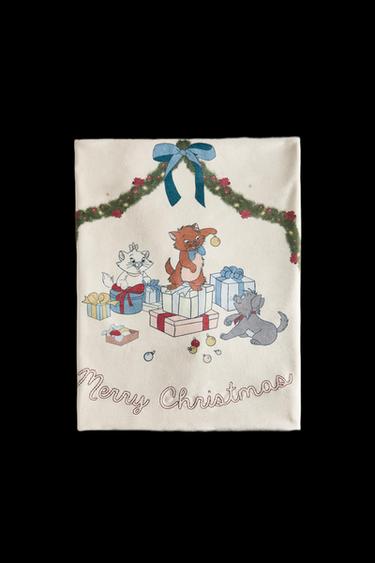 Zara CHILDREN’S CHRISTMAS FLEECE BLANKET THE ARISTOCATS ©DISNEY - Ecru