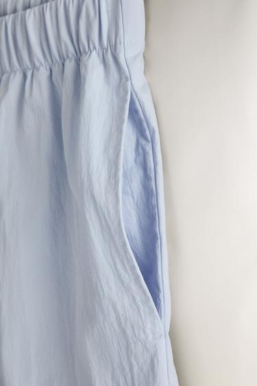 SHORT COTON - Bleu clair de Zara - Image 3