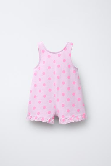 MONO ESTAMPADO VOLANTES - Malva de Zara