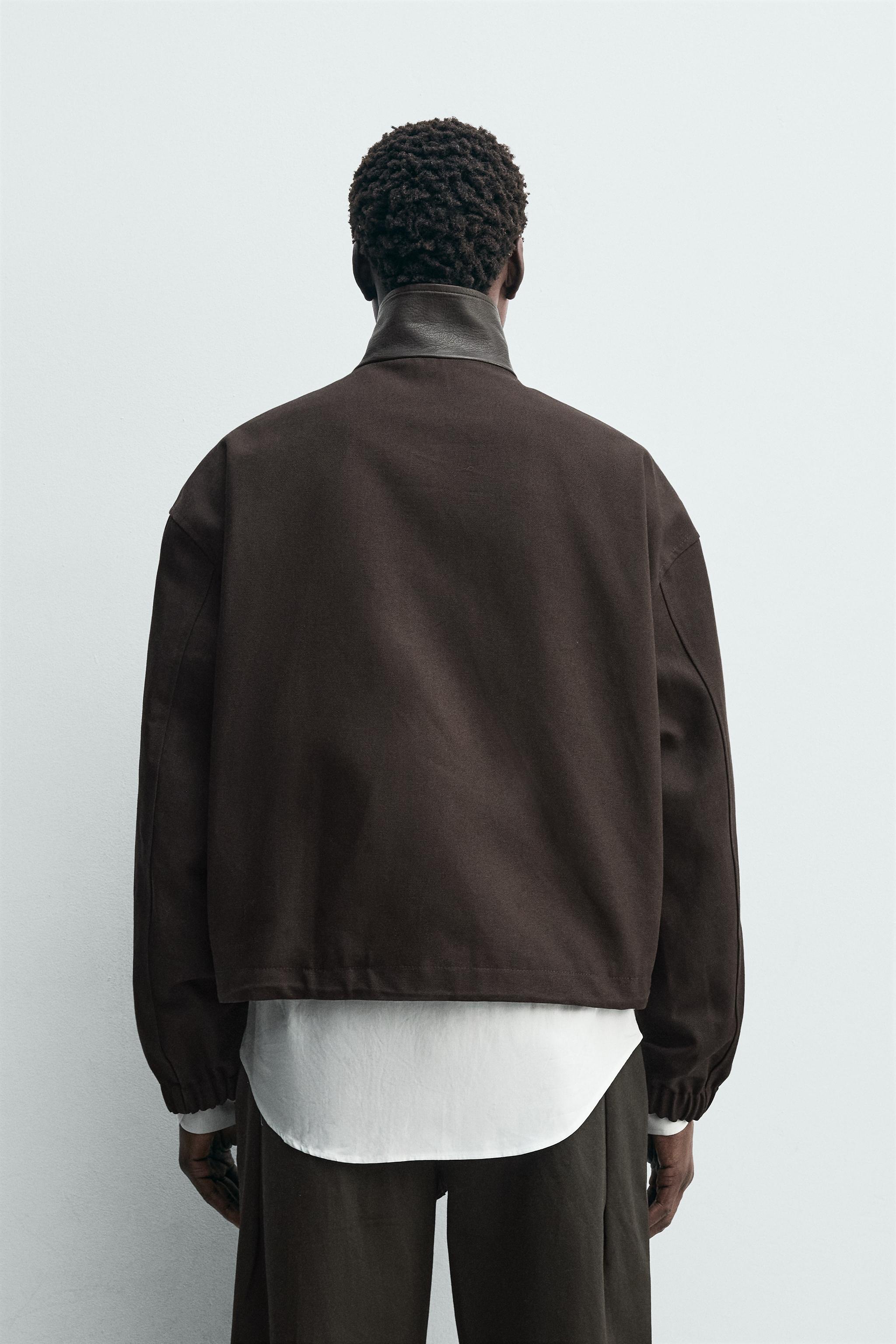 BLOUSON AVEC COL BIMATIÈRE