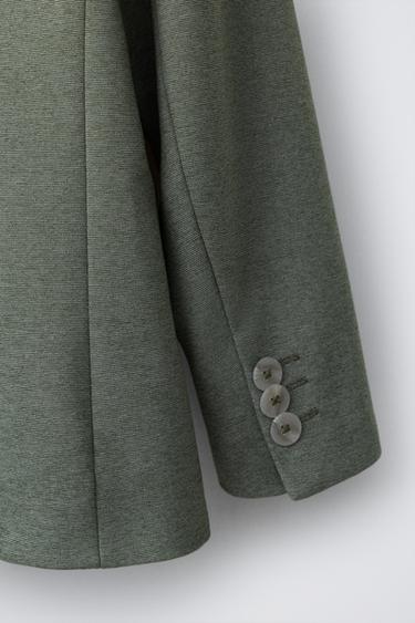 SUIT BLAZER - Mid-green by Zara - Image 3