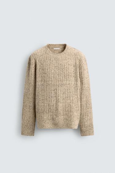 JERSEY CANALÉ BOTONATO - Crudo de Zara