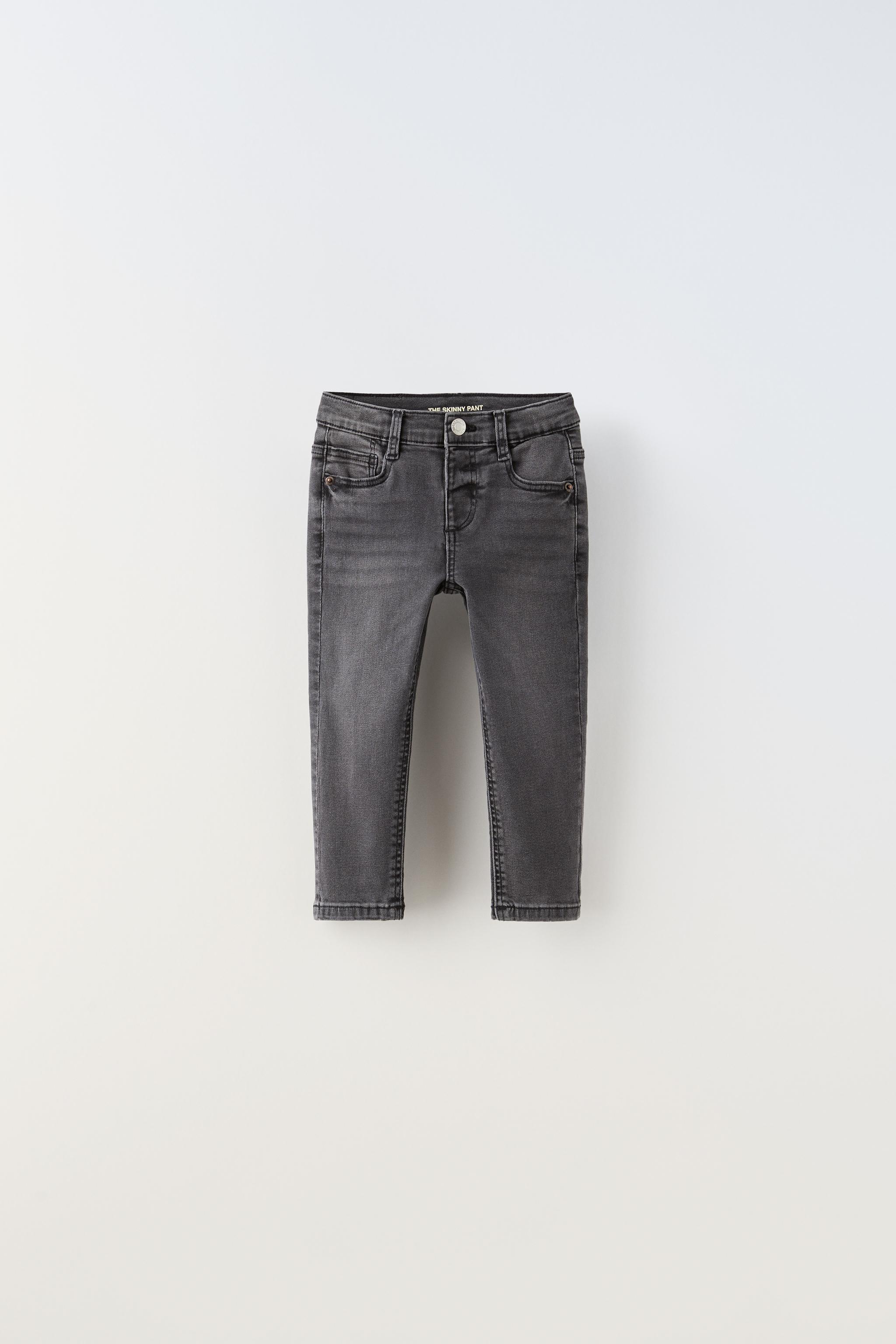 JEANS THE SKINNY FIT Gris ZARA Chile