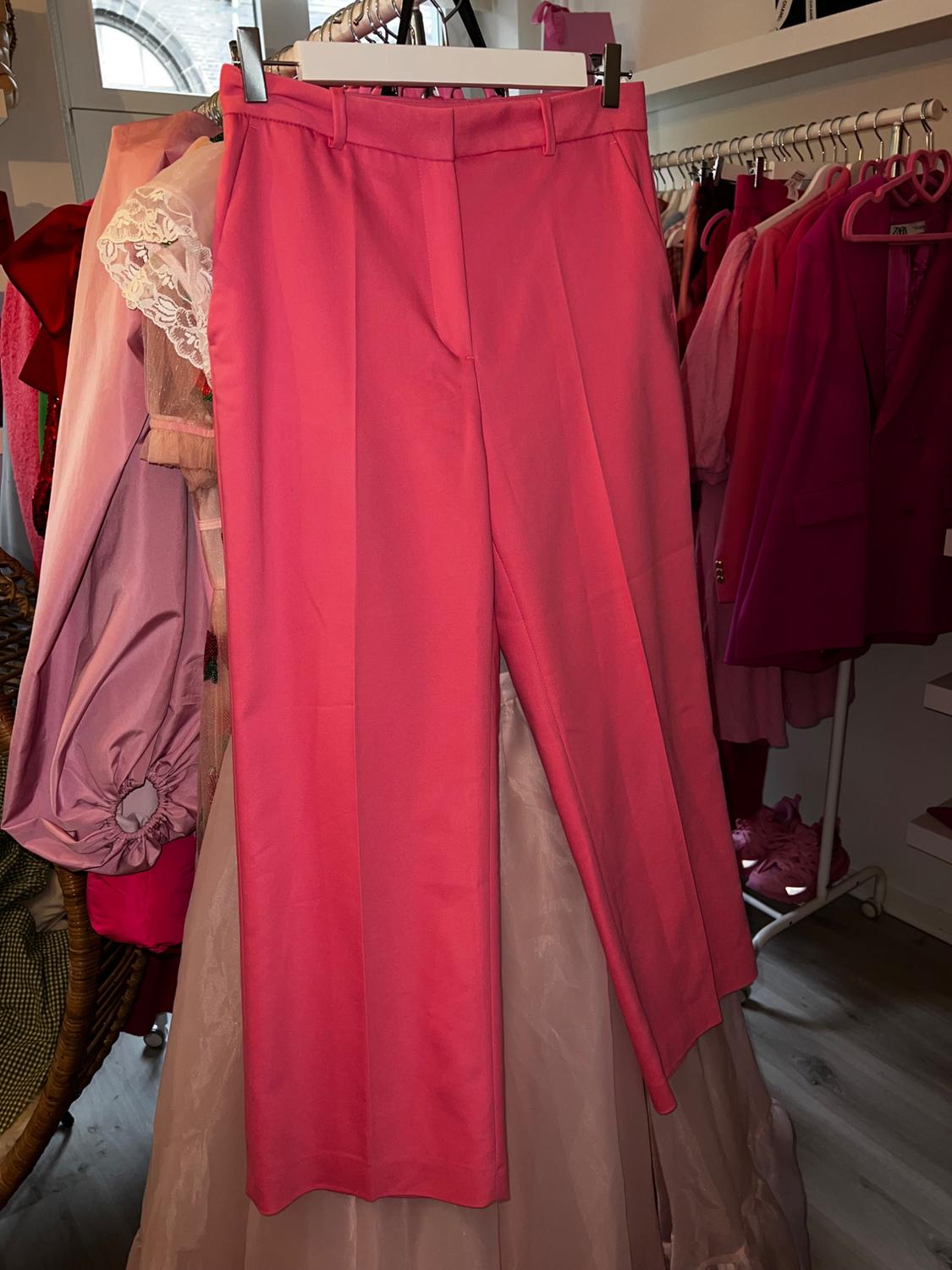 STRAIGHT CROPPED TROUSERS