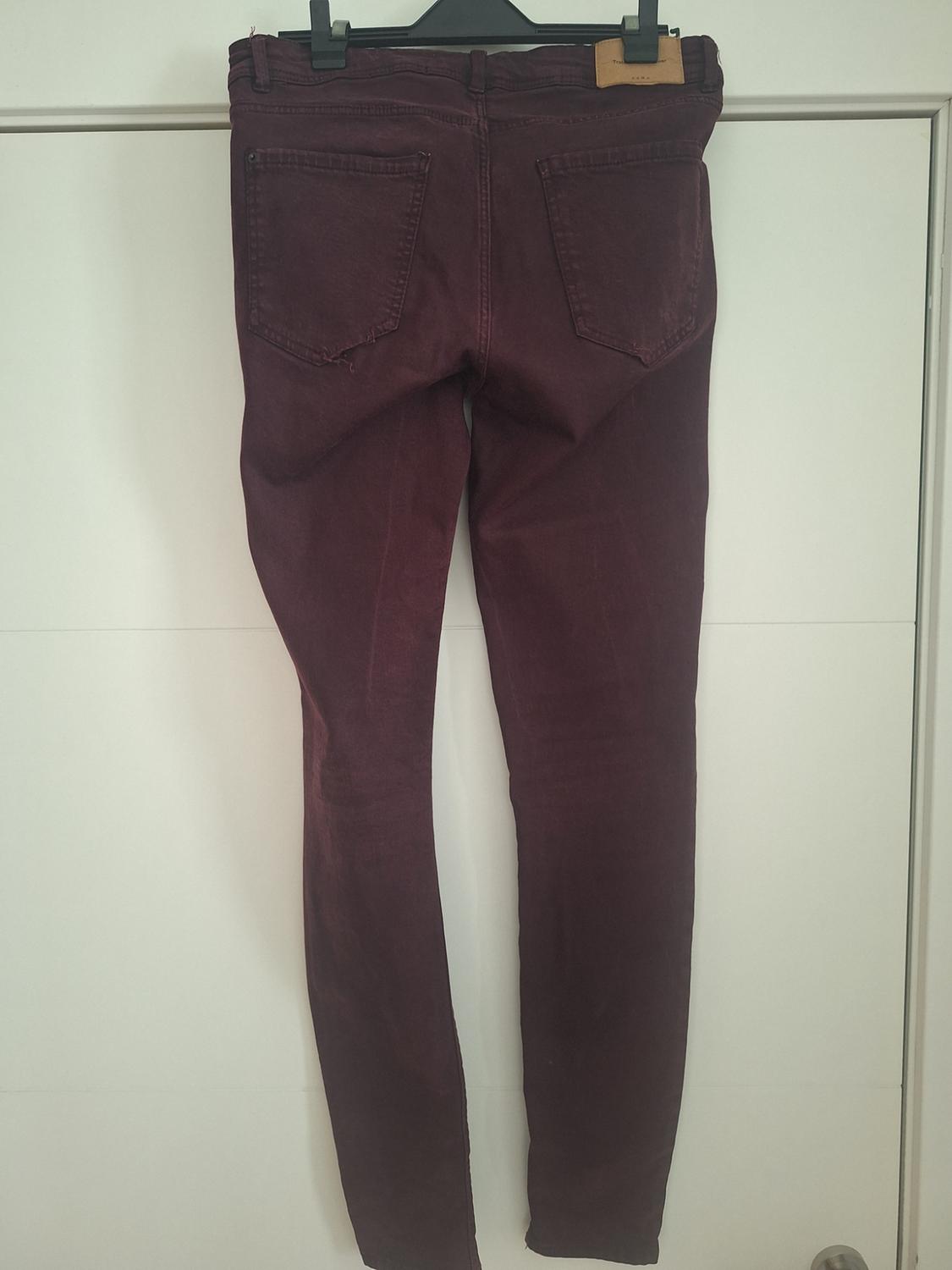 PANTALON PITILLO BURGUNDY 40 - Image 2