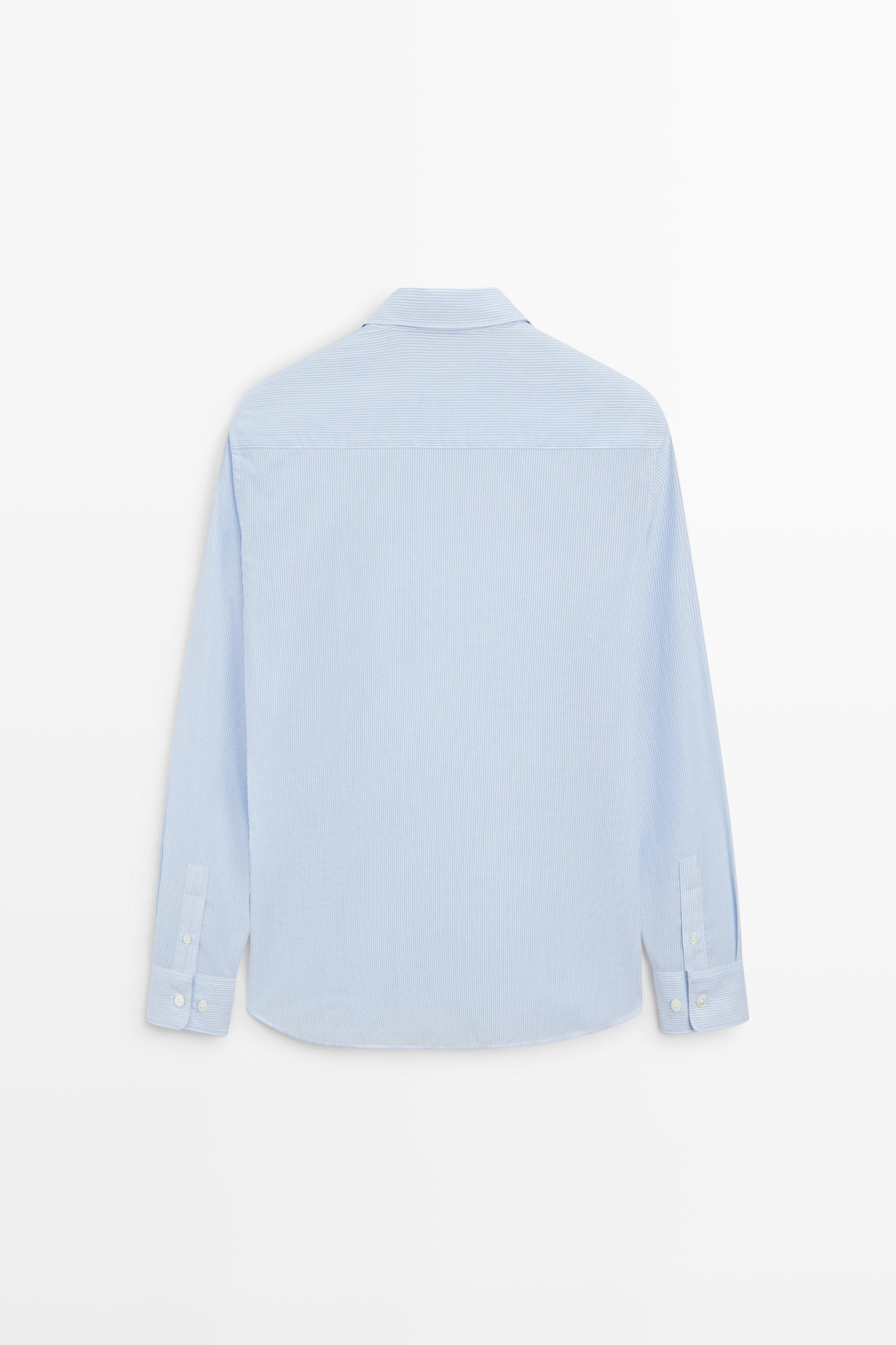 Striped regular fit shirt