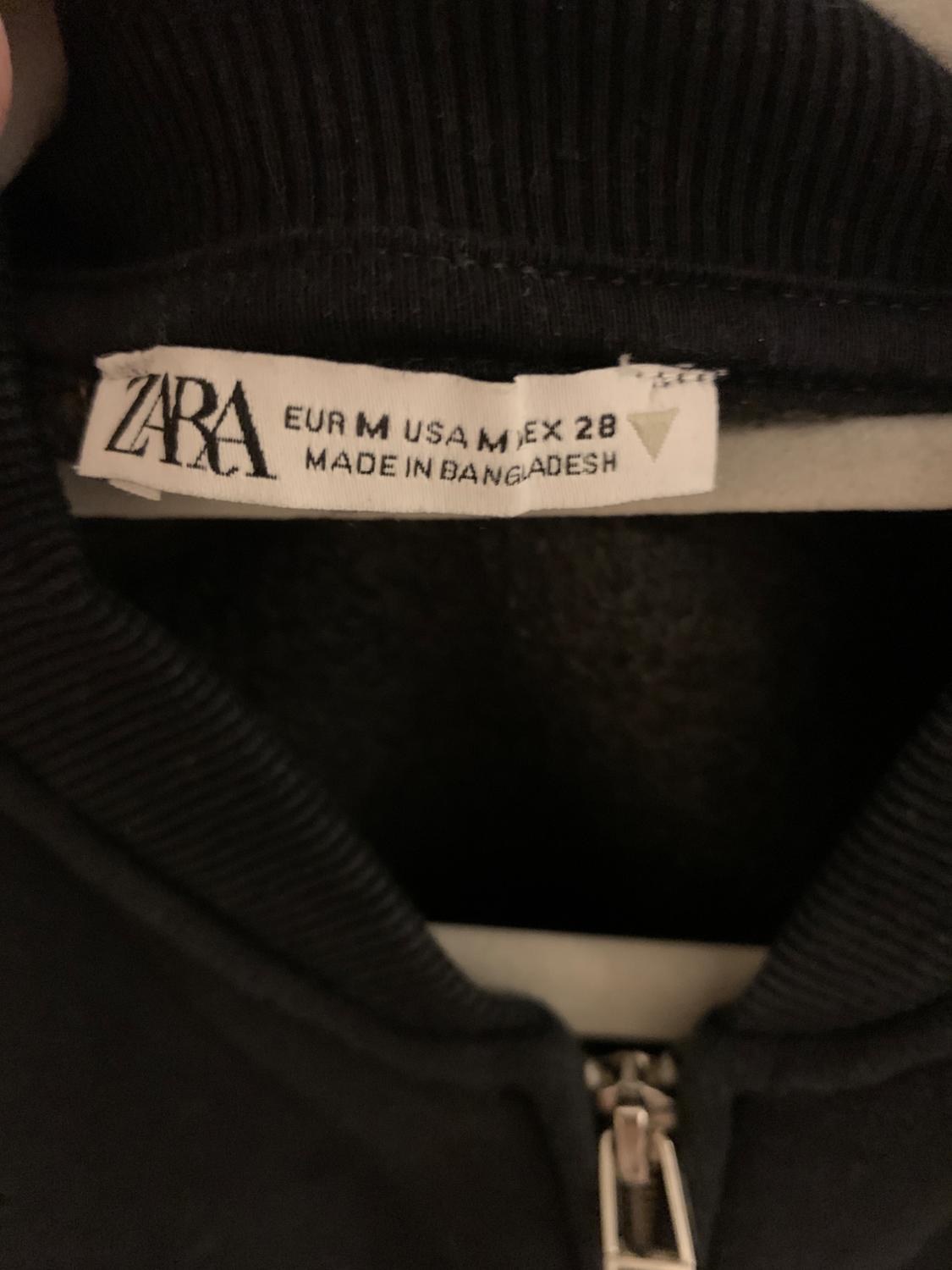 BOMBER SWEATSHIRT WITH ZIP - Image 3