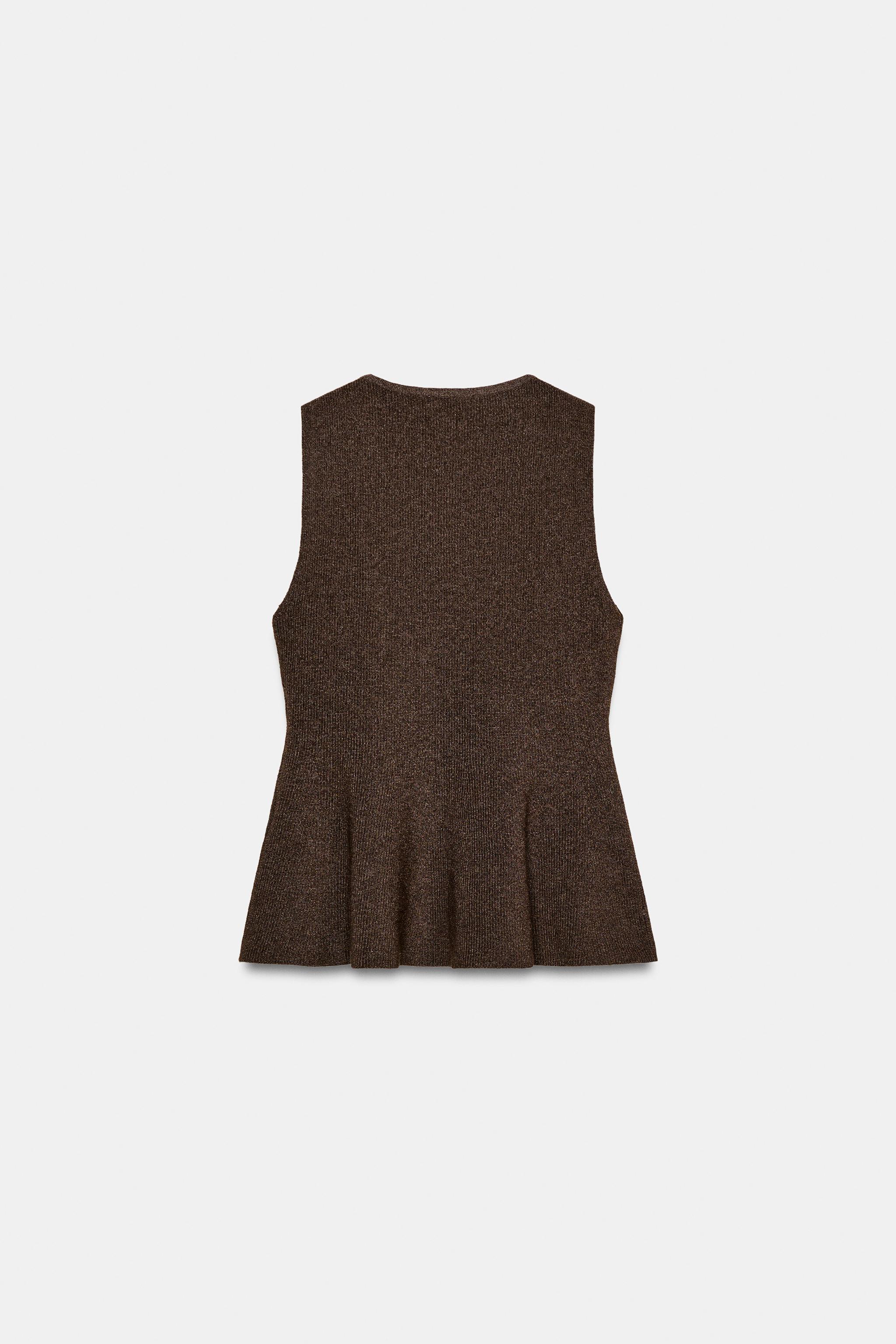 DÜĞMELİ FİTİLLİ PEPLUM TOP - Görsel 9