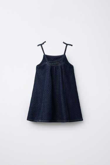 POLKA DOT PRINT DRESS - Blue by Zara - Image 1