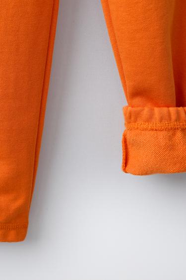 PLAIN JOGGING TROUSERS - Orange by Zara - Image 3