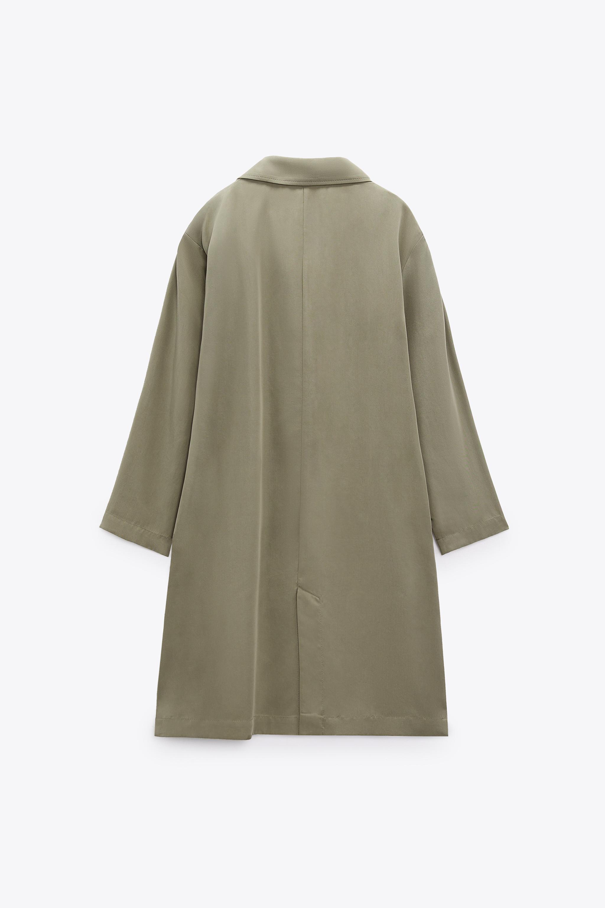 Flowy trench coat zara best sale