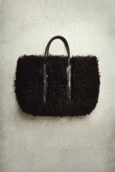 BORSA SHOPPER IN PELLE LUDOVIC DE SAINT SERNIN x ZARA - Testa di moro di Zara