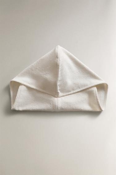 SERVIETTE TÊTE MÉLANGE SOIE - Ivoire de Zara