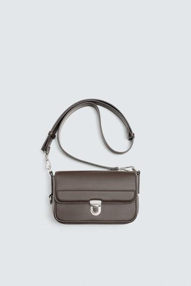 ОДНОТОННАЯ СУМКА — КОРИЧНЕВЫЙ от Zara