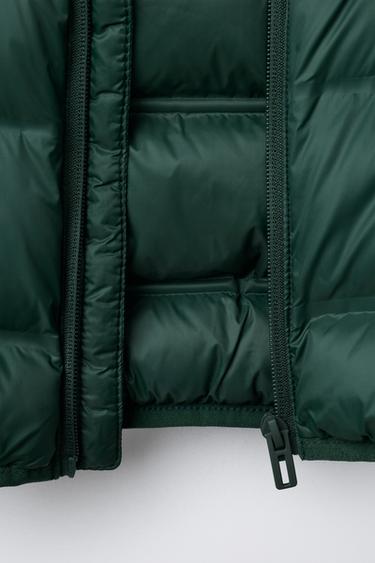 ULTRALIGHT WATER-REPELLENT GILET - Green by Zara - Image 5