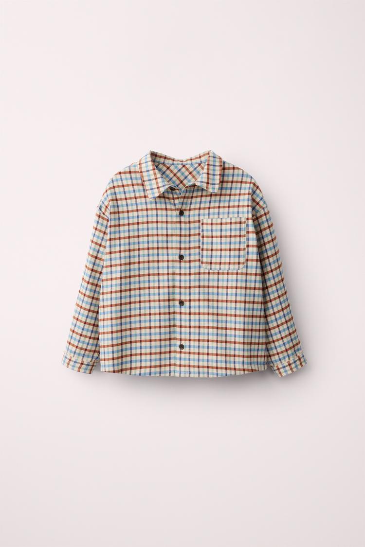 Camisa cuadros calentita created by caramel london x zara