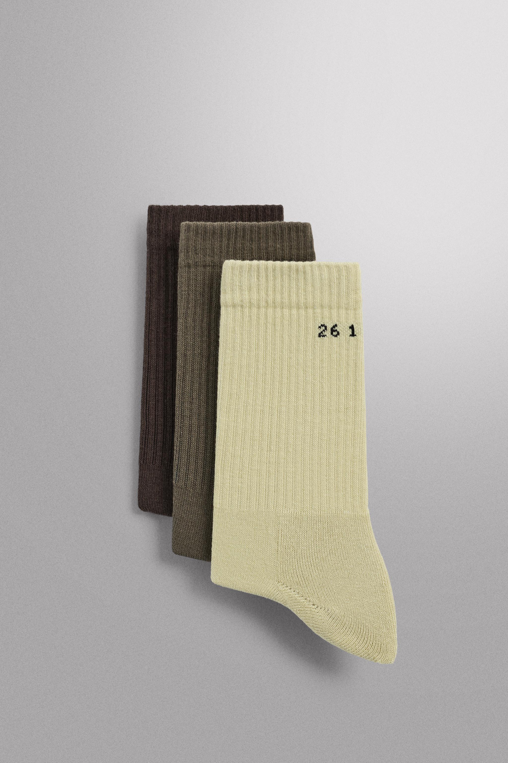 BASIC TRAINING SOCKS 3-PACK — Green