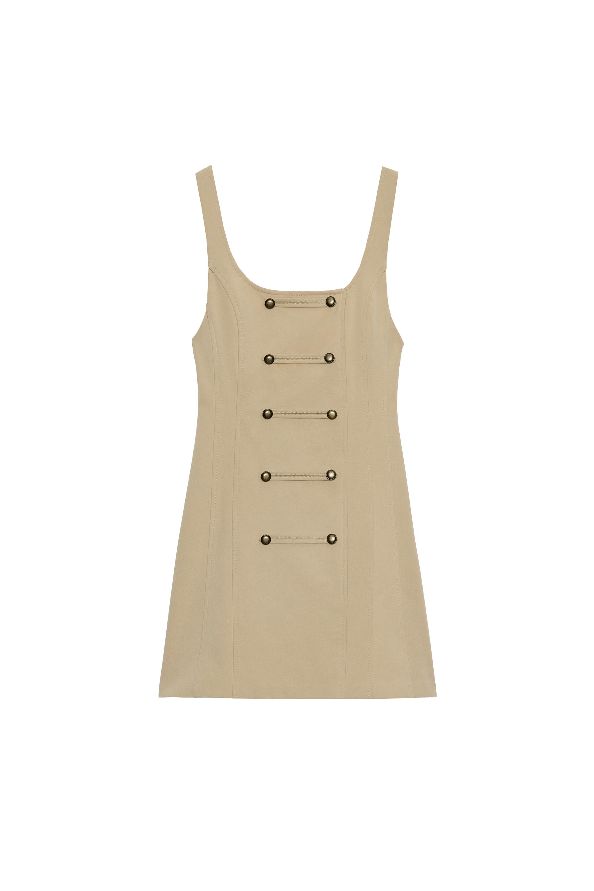 VESTIDO MINI BOTONES