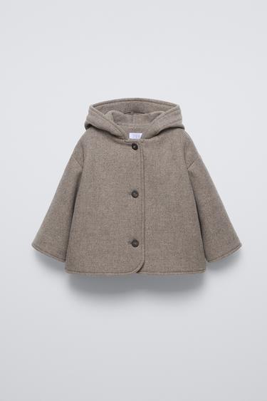 MANTECO WOOL COAT - Brown / Taupe by Zara - Image 0