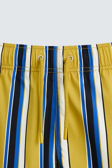 STRIPED MID-LENGTH SWIMMING TRUNKS - various by Zara - Image 7