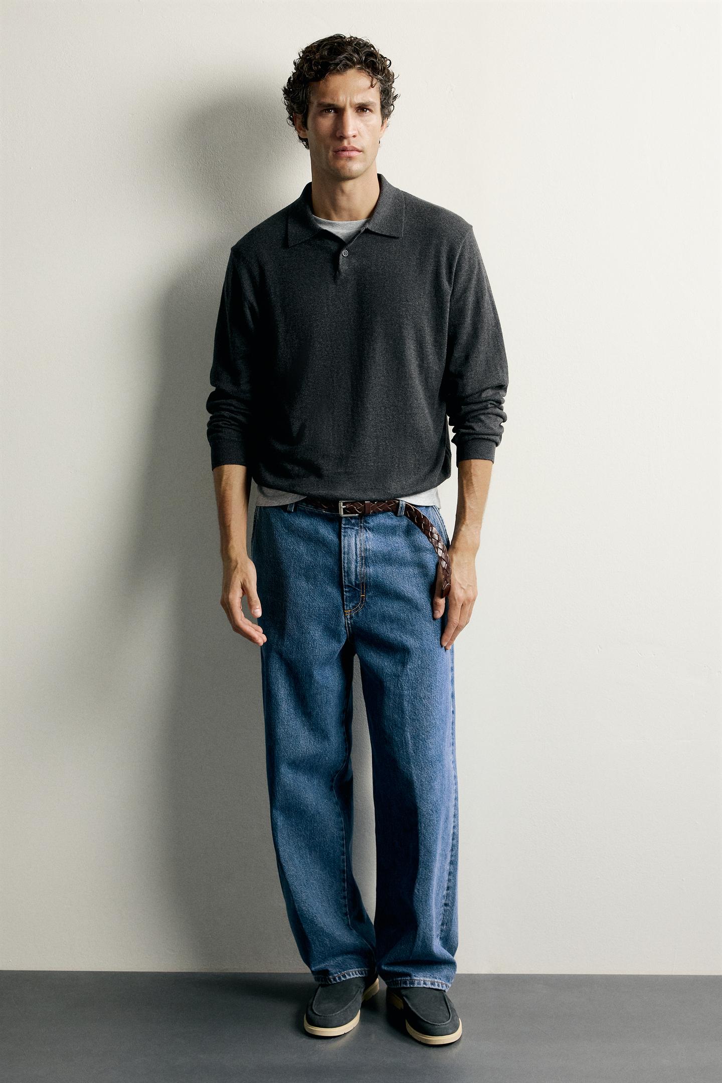 Мужские туфли Zara Casual Leather — фото 2