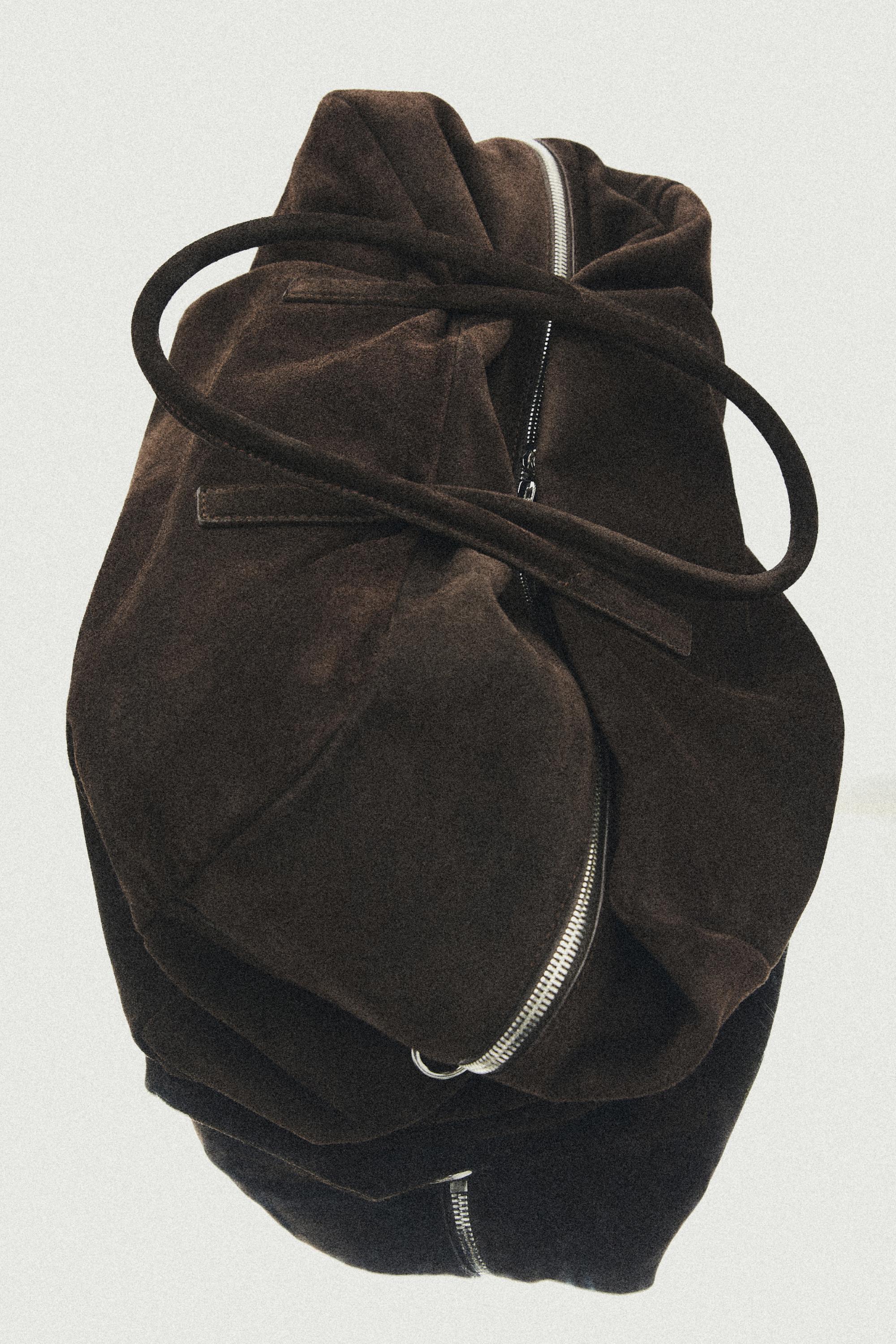 Suede leather travel bag - LIMITED EDITION