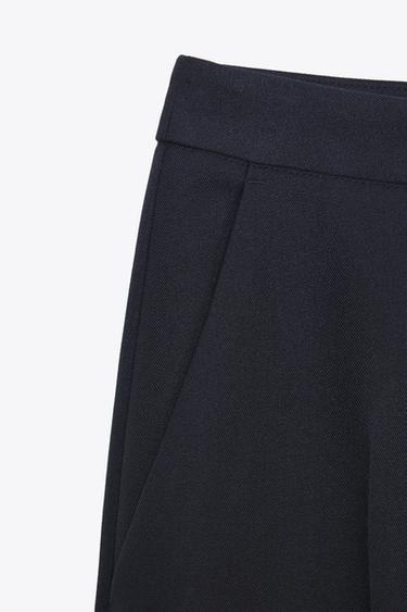 PANTALON DROIT - Bleu marine de Zara - Image 7