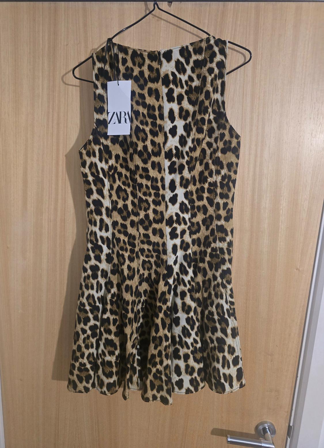 ZW COLLECTION ANIMAL PRINT DRESS WITH GODETS - Image 3