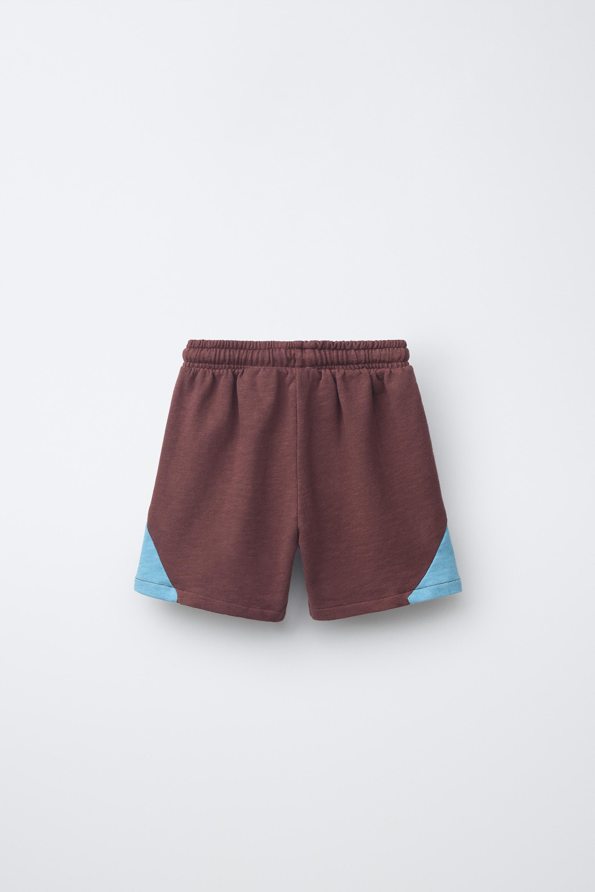 SEAMED PLUSH SHORTS