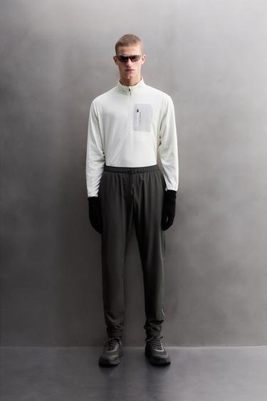 LIGHTWEIGHT TECHNICAL TROUSERS - Olive green by Zara - Image 0