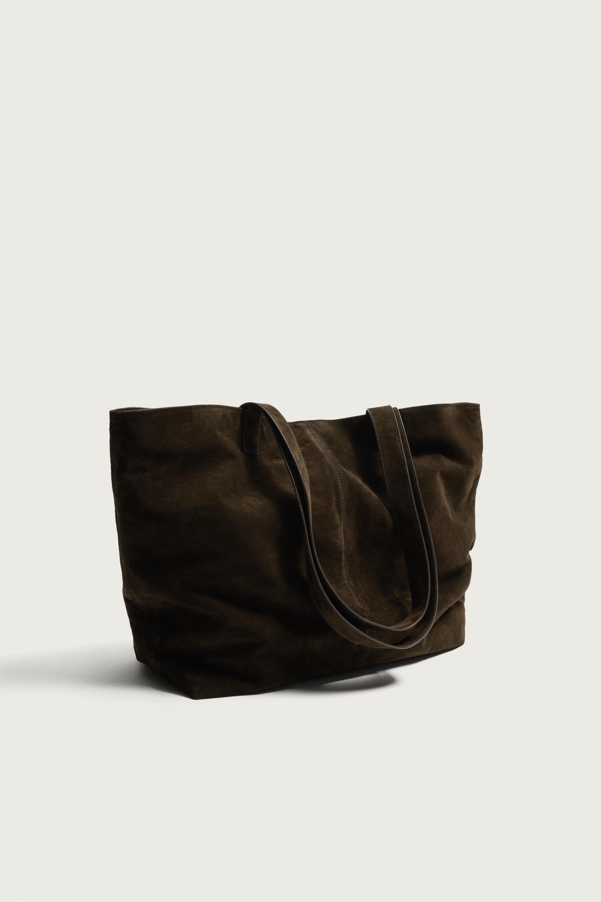 LEATHER SHOPPER BAG