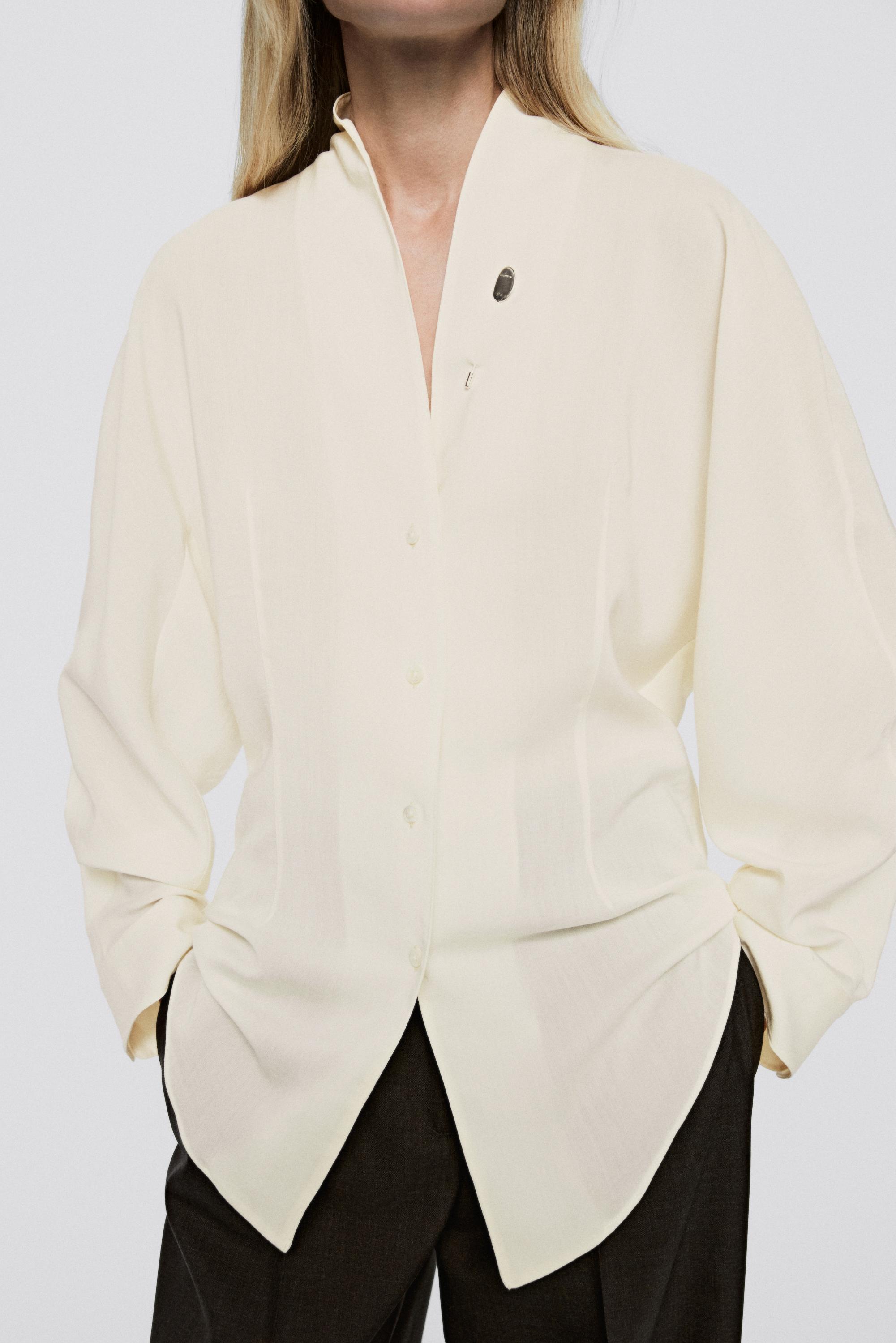Chemise fluide détail col smoking - LIMITED EDITION