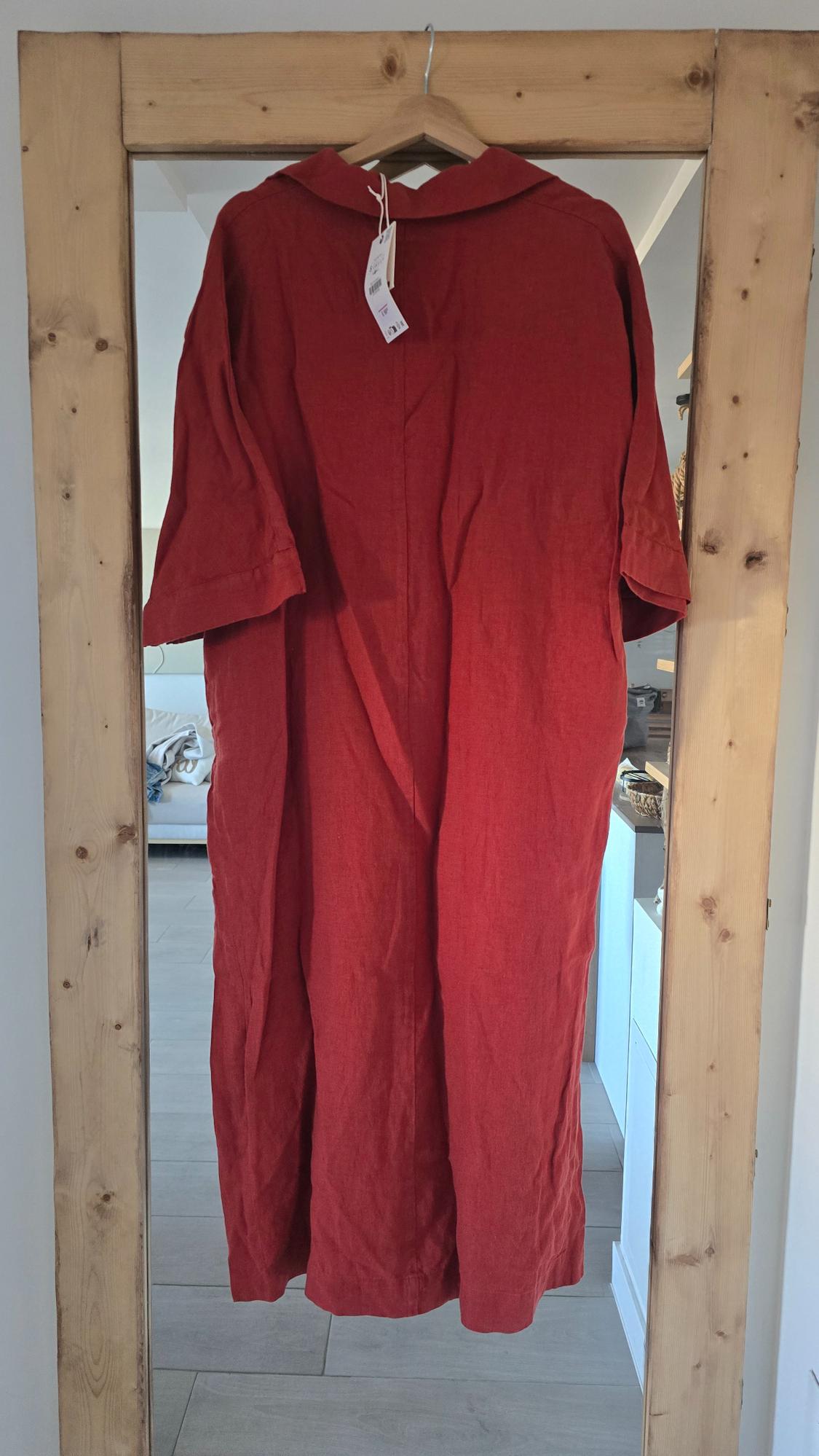 ZW COLLECTION 100% LINEN TUNIC DRESS - Image 2