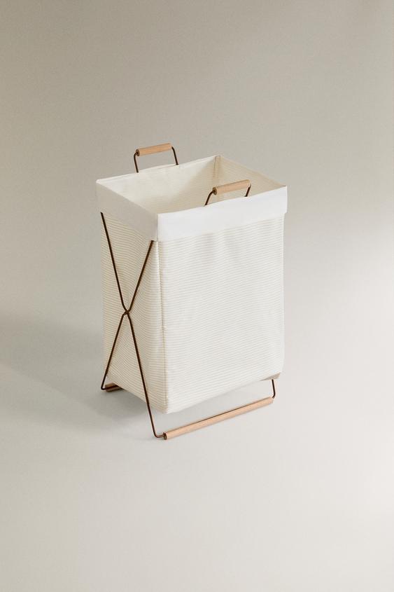 CESTA PLEGABLE PARA LA ROPA - Multicolor de Zara - Imagen 0
