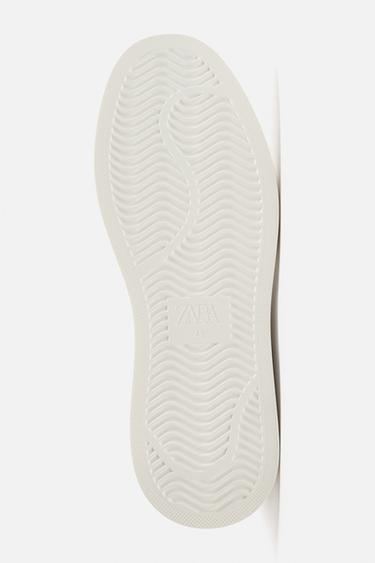 BASKET DÉTAIL TALON - Vert kaki de Zara - Image 3