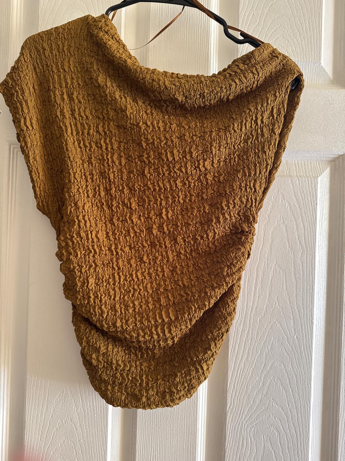 TEXTURED ASYMMETRIC TOP - Image 2