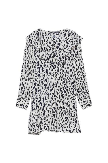 ANIMAL PRINT MINI DRESS