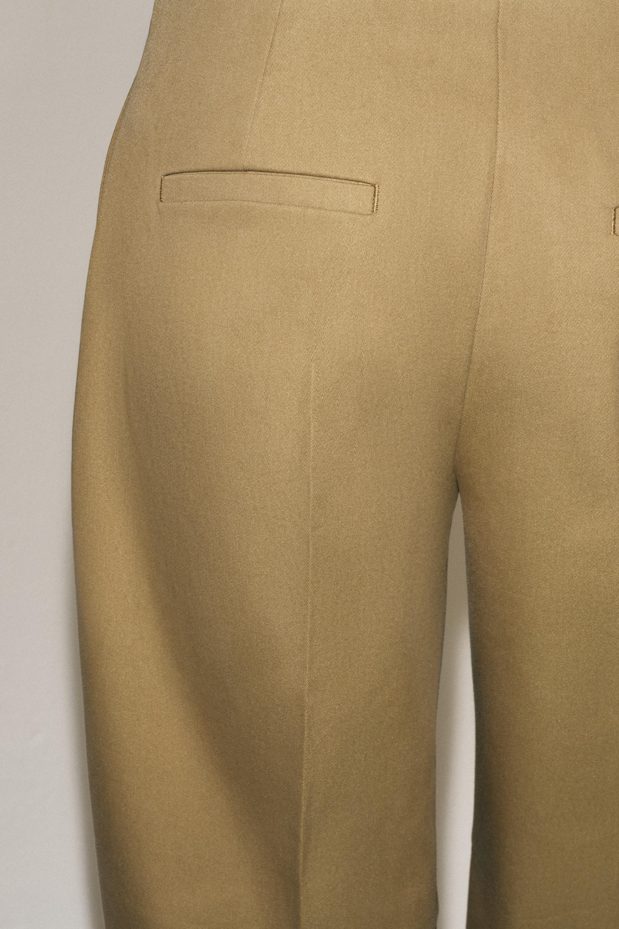 PANTALON TAILLE HAUTE PLIS ZW COLLECTION