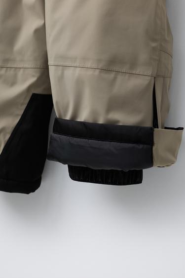 WATERPROOF AND WINDPROOF BRACE TROUSERS RECCO® SYSTEM SKI COLLECTION - Sand by Zara - Image 7