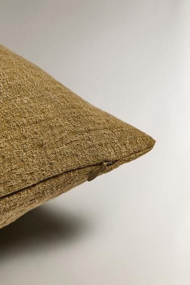 TEXTURED CUSHION COVER - Mustard by Zara - Image 3