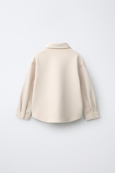 COMFORT POCKET OVERSHIRT — Light beige 2
