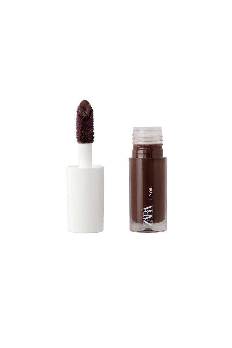 Zara lip oil cocoa sunset