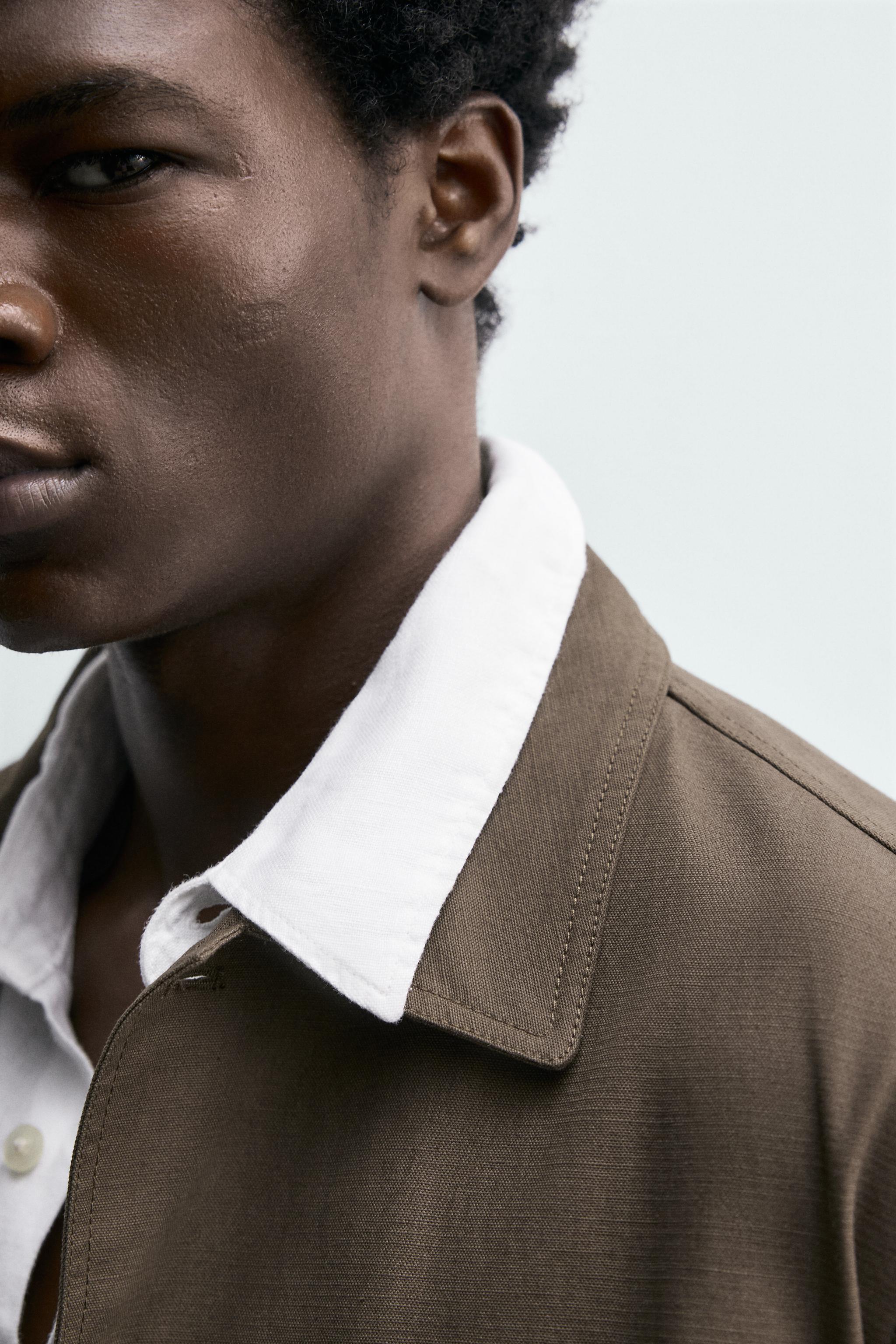 RELAXED FIT COTTON OVERSHIRT