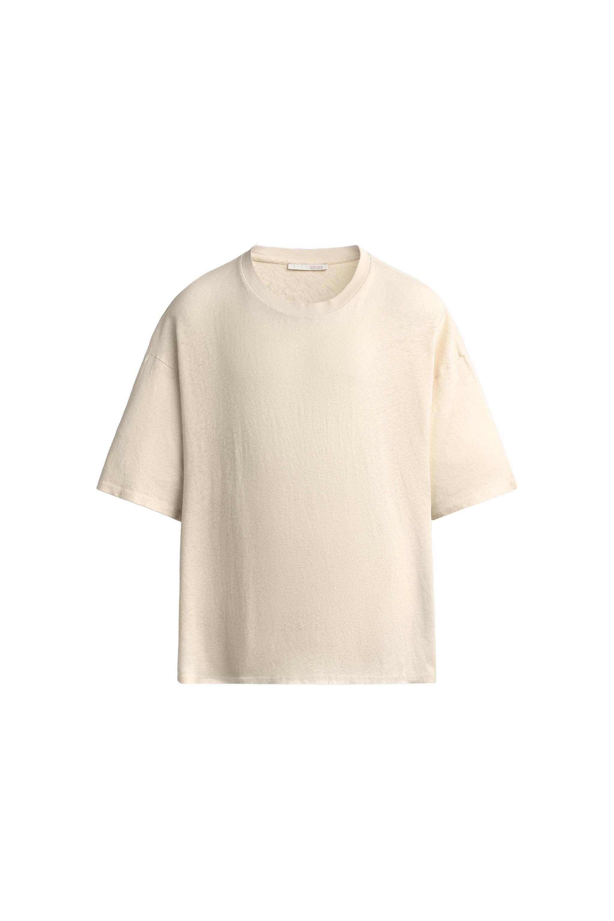 CAMISETA LAVADA ALGODÓN - LINO HAWAII